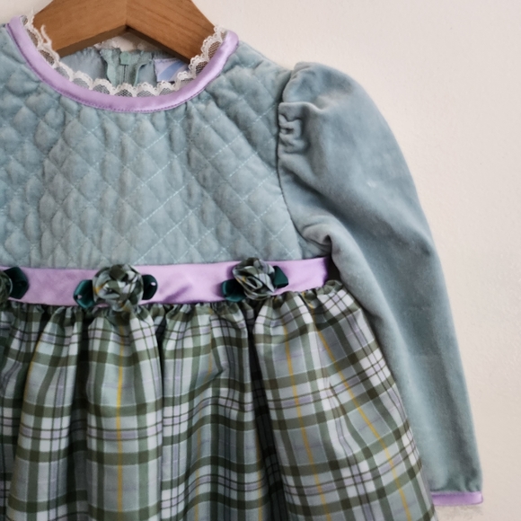 80s Vintage Dress Baby 2T. A little Angel brand. Made in Philippines. - Picture 2 of 7